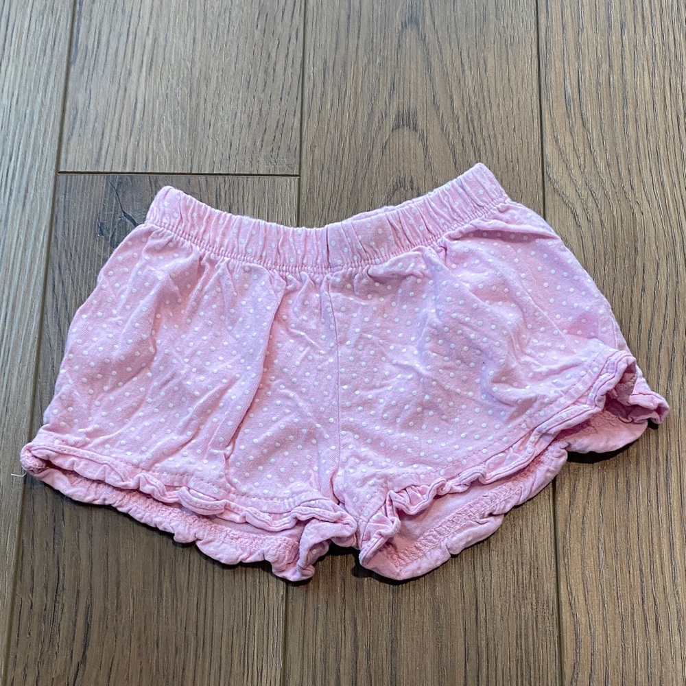 Pink Polka Dot Kids Shorts
